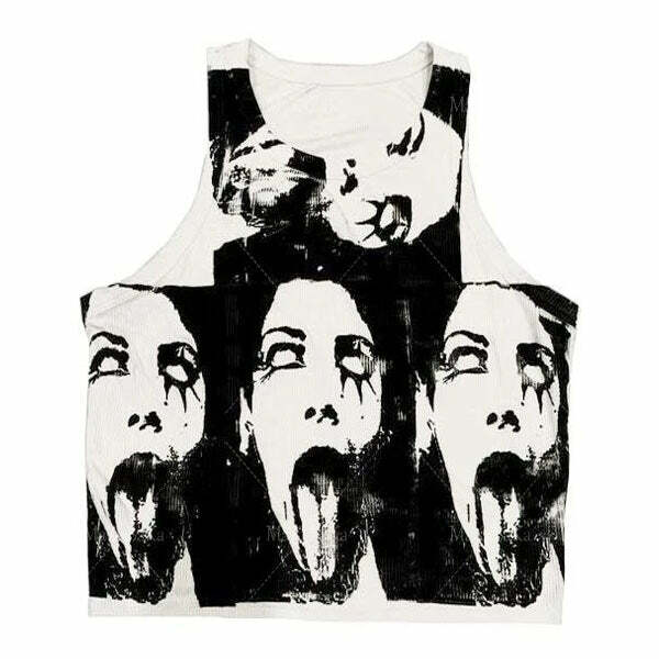 Grunge Aesthetic Tank Top: Trendy Outfit Ideas for Concerts & Casual Days