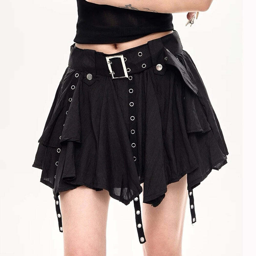 Grunge Sleaze Layered Mini Skirt: Trendy Outfit Ideas for Every Occasion