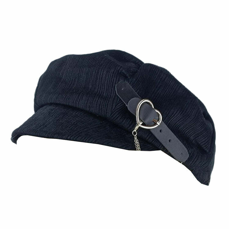 Heart Buckle Baker Boy Cap: Trendy Outfit Ideas for Every Occasion