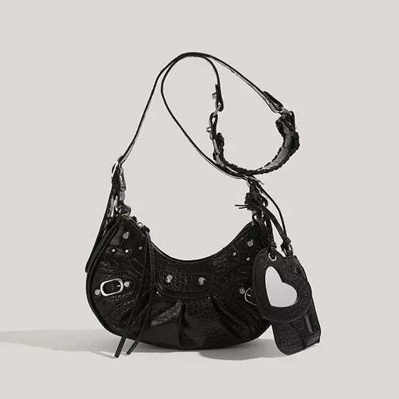 Heart Y2K Mini Shoulder Bag: Perfect for Concerts, Outfits & Going Out