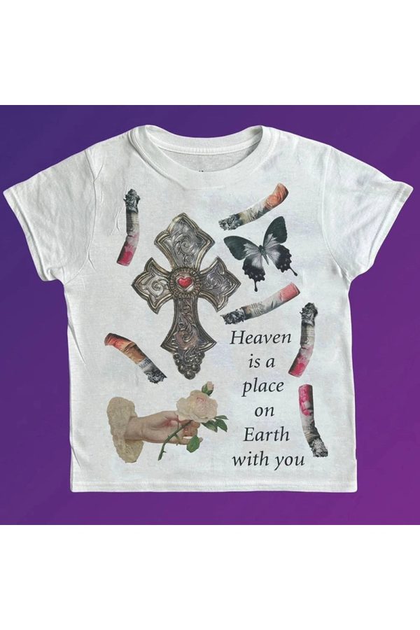 Heavenly Sinner Graphic T-Shirt: Trendy Outfit Ideas for Every Occasion