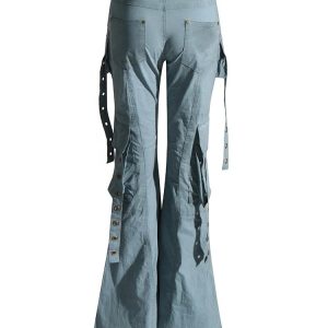 Hybrid Harness Split Jeans | Y2K Fashion, 2000s Outfits, Flair Jeans