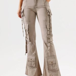 Hybrid Harness Split Jeans | Y2K Fashion, 2000s Outfits, Flair Jeans