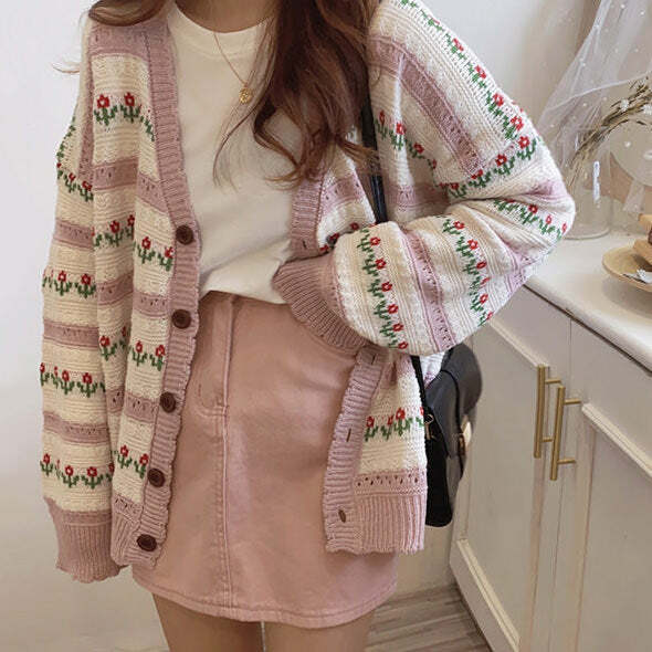 In The Garden Floral Cardigan - Cute 2000s Outfits & Y2K Fashion