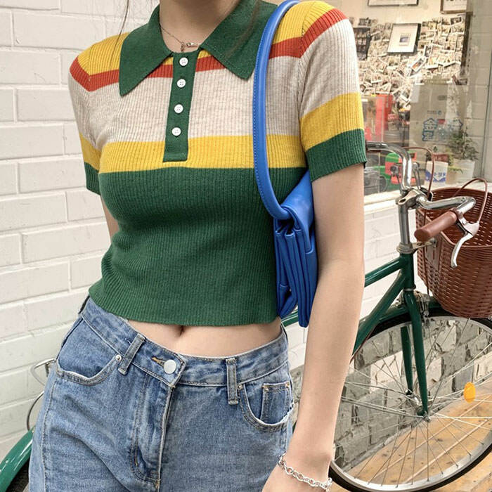 Indie Aesthetic Ribbed Crop Top: Trendy Outfit Ideas for Every Occasion