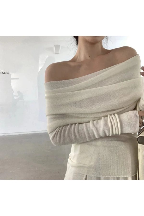 Ivory Off-Shoulder Wrap Top: Chic Outfit Ideas for Every Occasion