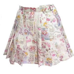 Kawaii Wonderland Pleated Skirt: Cute Outfit Ideas for Every Occasion