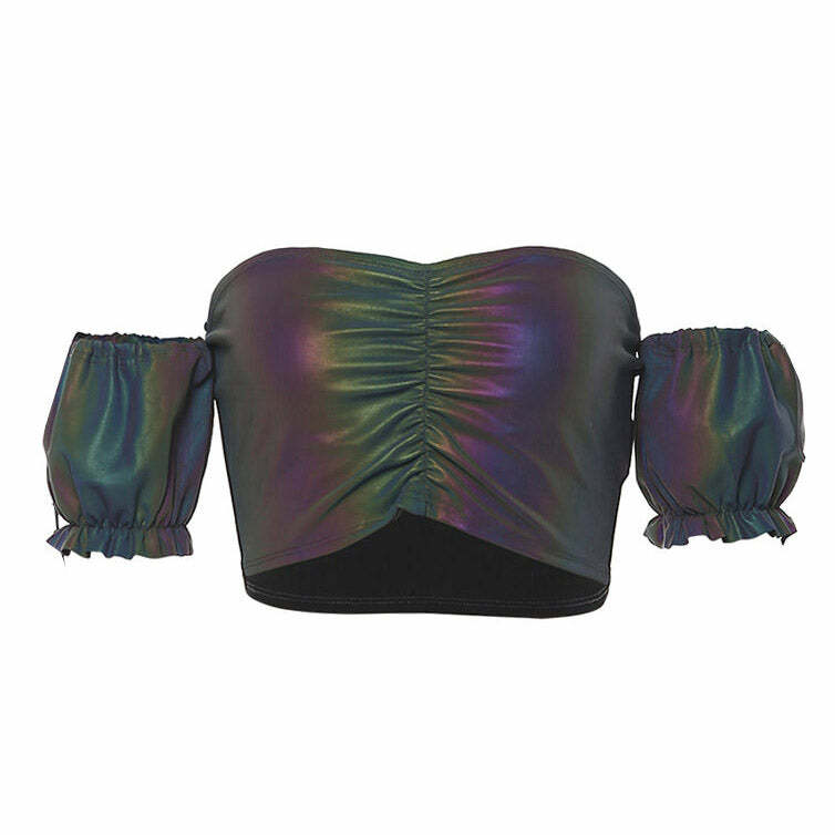 Laserdance Reflective Top: Trendy Outfit Ideas for Concerts & Casual Wear