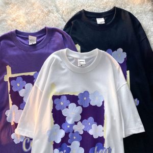 Lavender Blossom Graphic T-Shirt: Trendy Outfit Ideas for Every Occasion