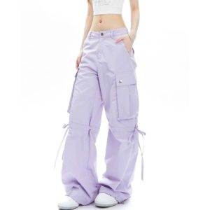 Lavender Dream Cargo Pants - Cute 2000s Outfits & Y2K Fashion Inspiration