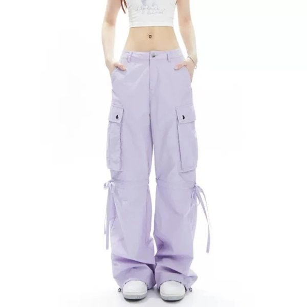 Lavender Dream Cargo Pants - Cute 2000s Outfits & Y2K Fashion Inspiration