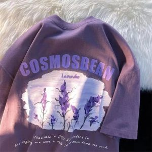 Lavender Dreamscape Graphic T-Shirt: Trendy Outfit Ideas for Every Occasion