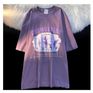 Lavender Dreamscape Graphic T-Shirt: Trendy Outfit Ideas for Every Occasion