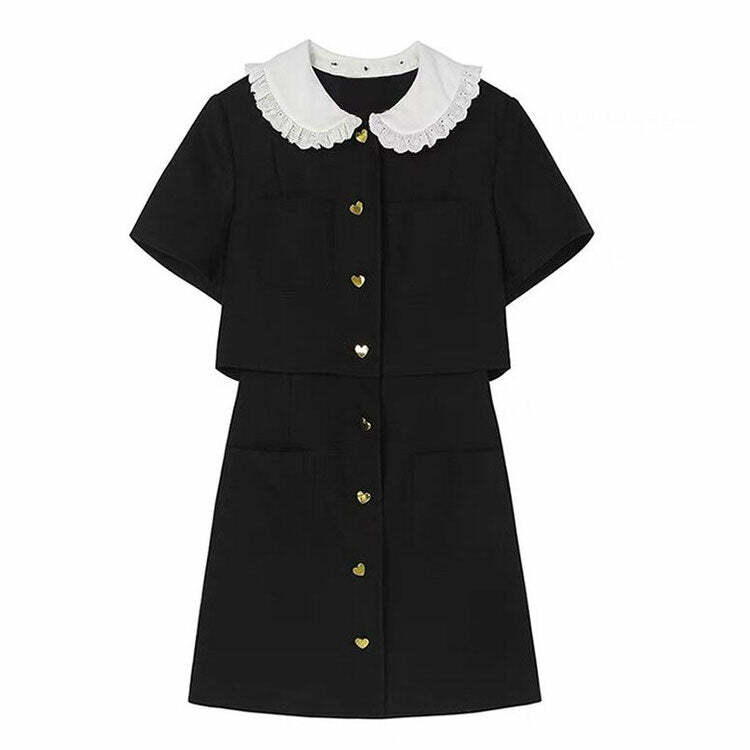 Little Witch Mini Black Dress: Perfect for Concerts, Dates & Spring Outfits