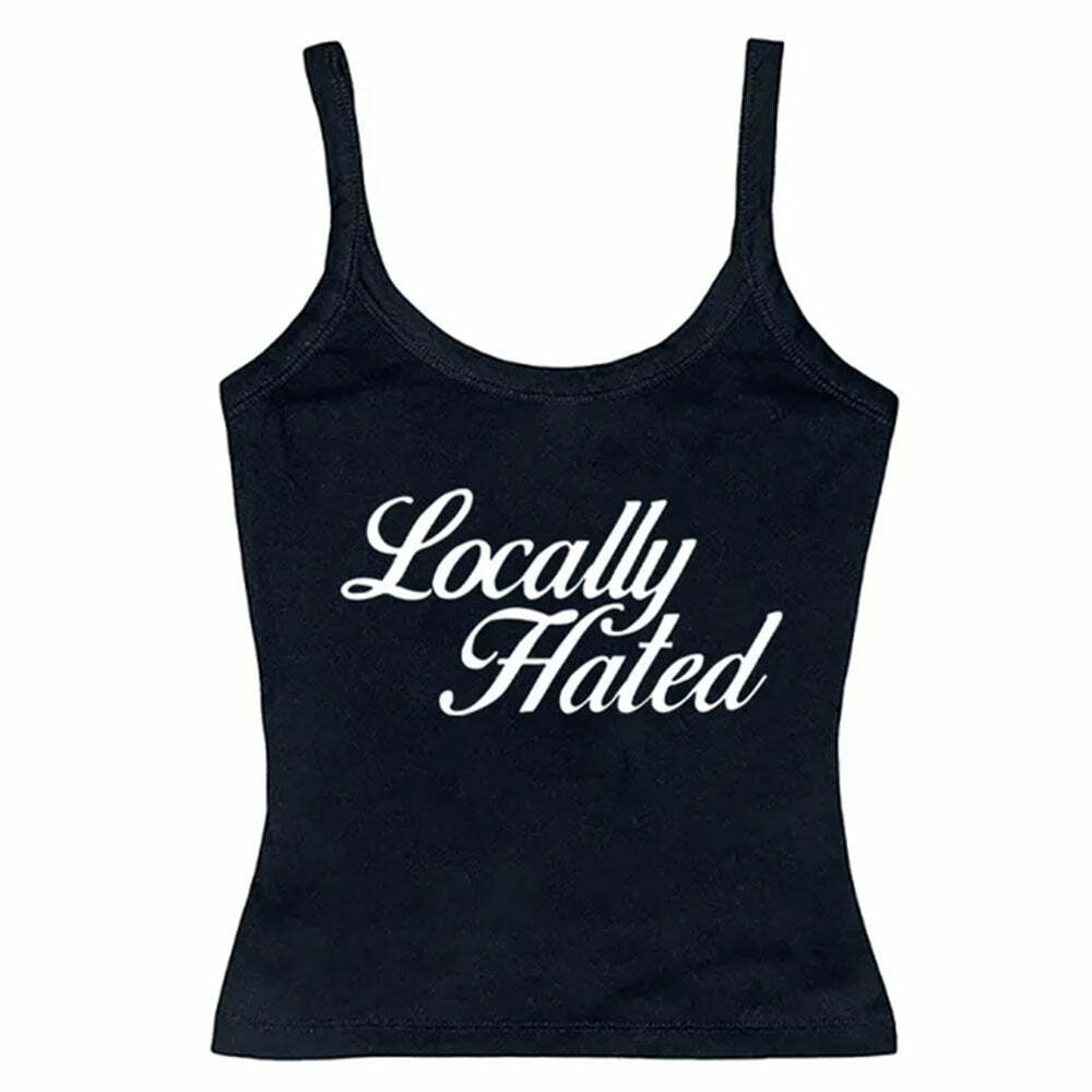 Locally Hated Aesthetic Tank Top: Trendy Outfit Ideas for Every Occasion