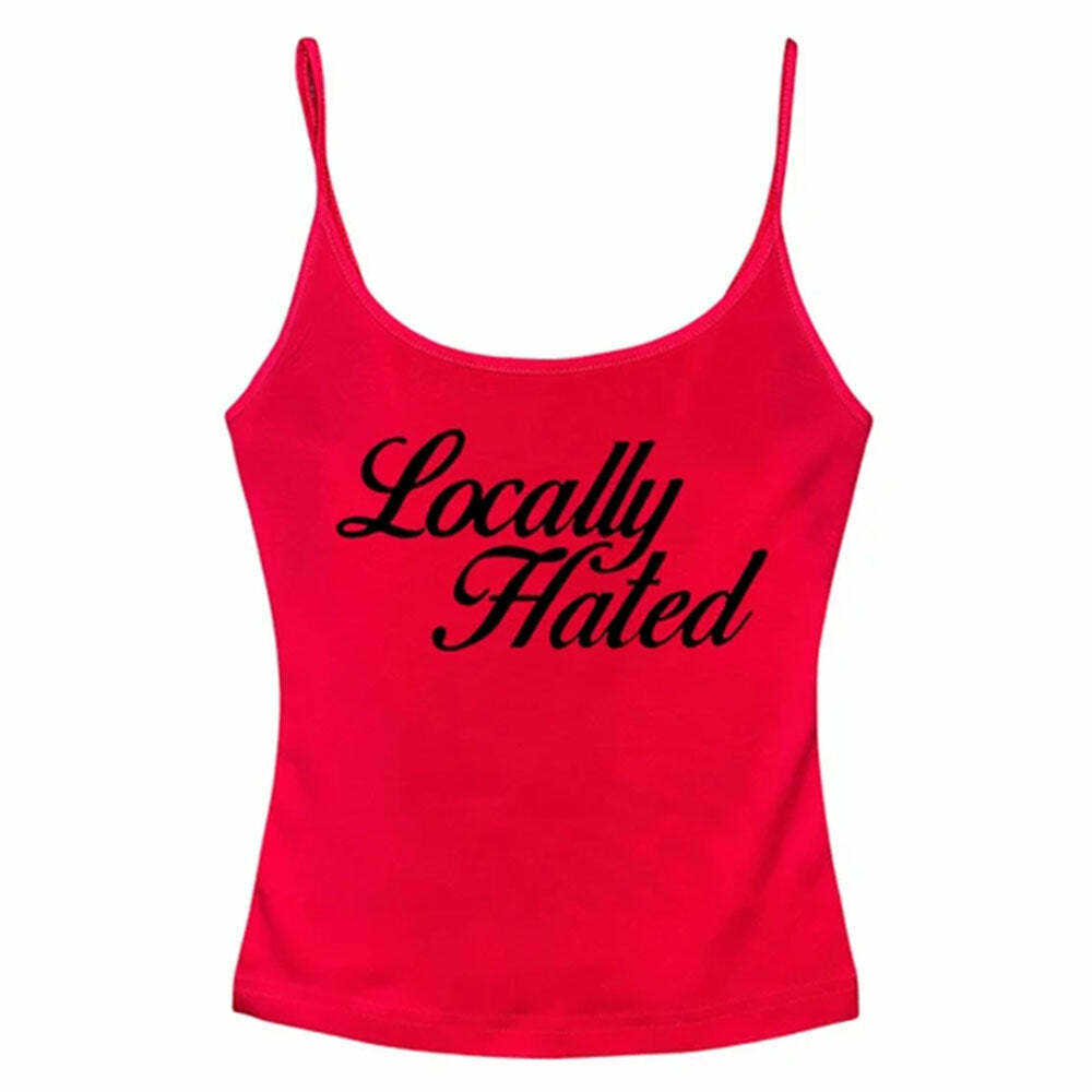 Locally Hated Aesthetic Tank Top: Trendy Outfit Ideas for Every Occasion