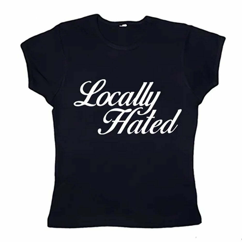 Locally Hated Cropped Tee: Trendy Outfit Ideas for Casual & Concert Looks