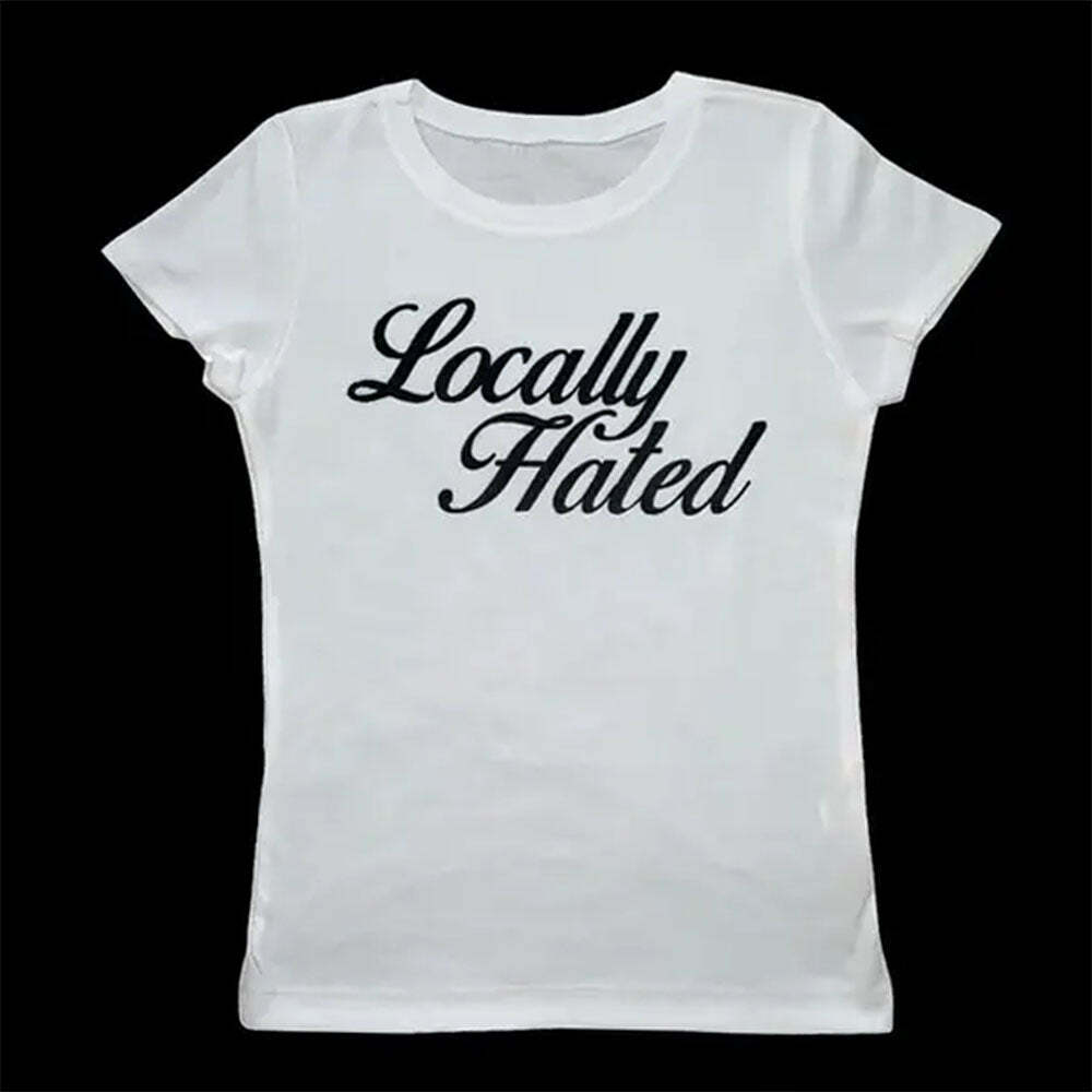 Locally Hated Cropped Tee: Trendy Outfit Ideas for Casual & Concert Looks