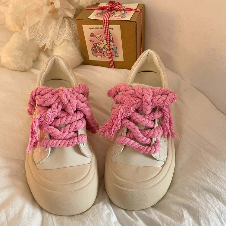 Love Bloom Chunky Sneakers: Perfect for Spring Outfits & Concert Looks