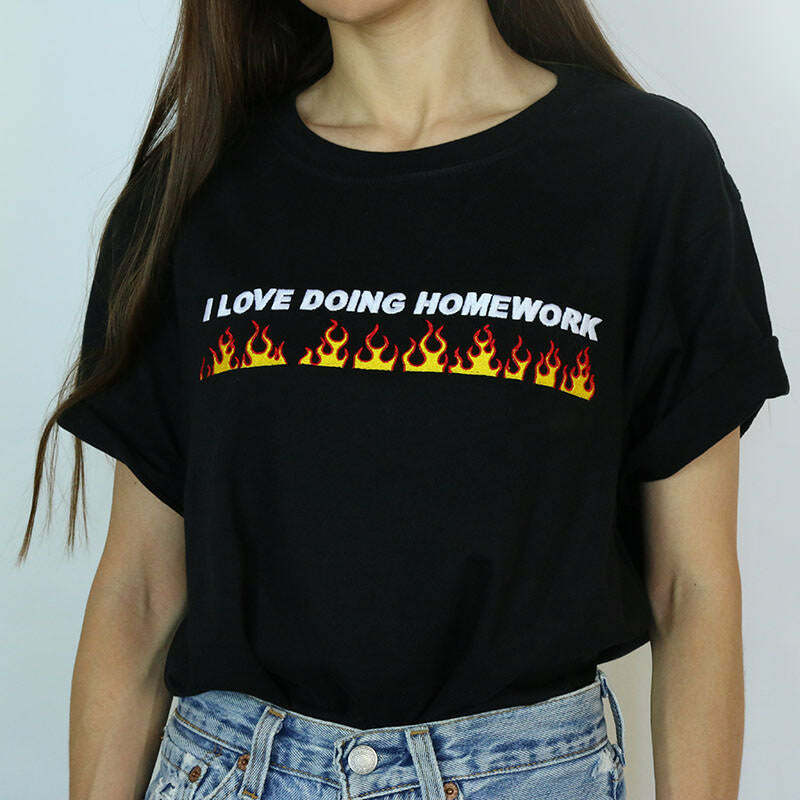 Love Doing Homework Tee - Cute Casual Outfit Ideas for Every Occasion