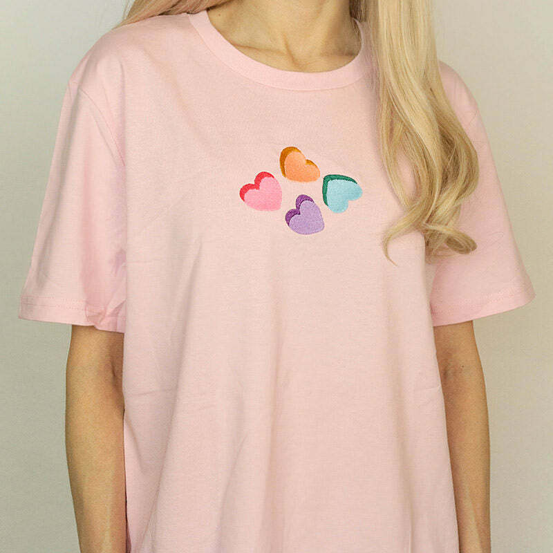 Love Hearts Candy T-Shirt | Cute 2000s Outfits & Y2K Fashion Inspiration