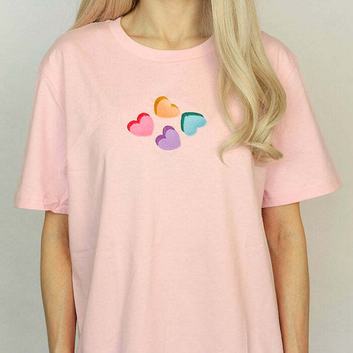 Love Hearts Candy T-Shirt | Cute 2000s Outfits & Y2K Fashion Inspiration