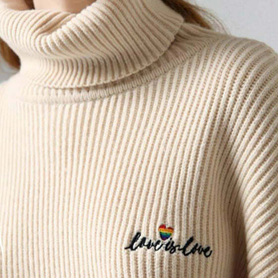 Love is Love High Neck Jumper: Trendy Outfit Ideas for Every Occasion