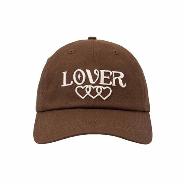 Lover Baseball Cap - Cute 2000s Outfits, Y2K Fashion Inspiration, Mcbling