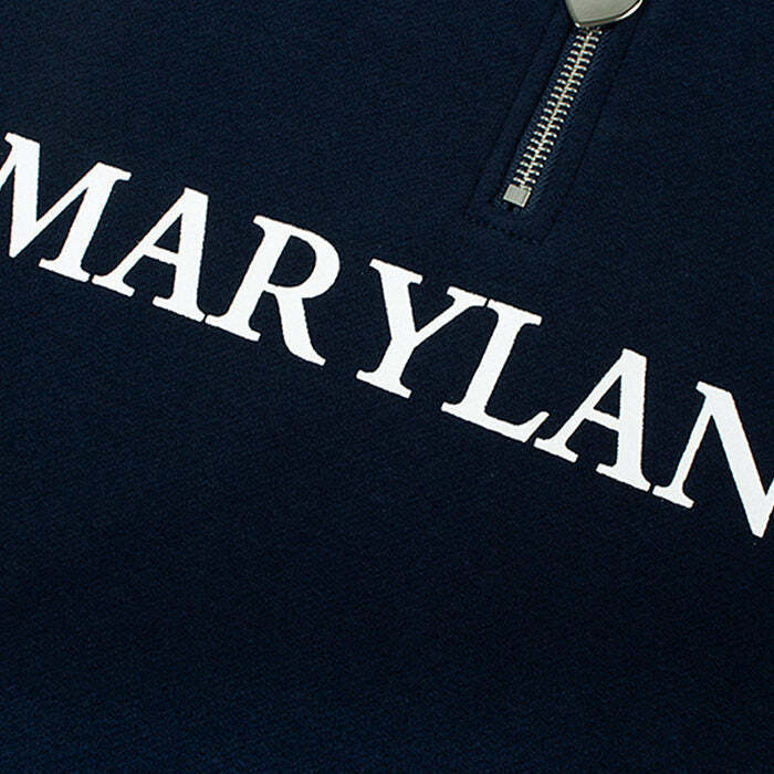 Maryland Zip Up Sweatshirt - Y2K Fashion, Cute 2000s Outfits, McBling Style