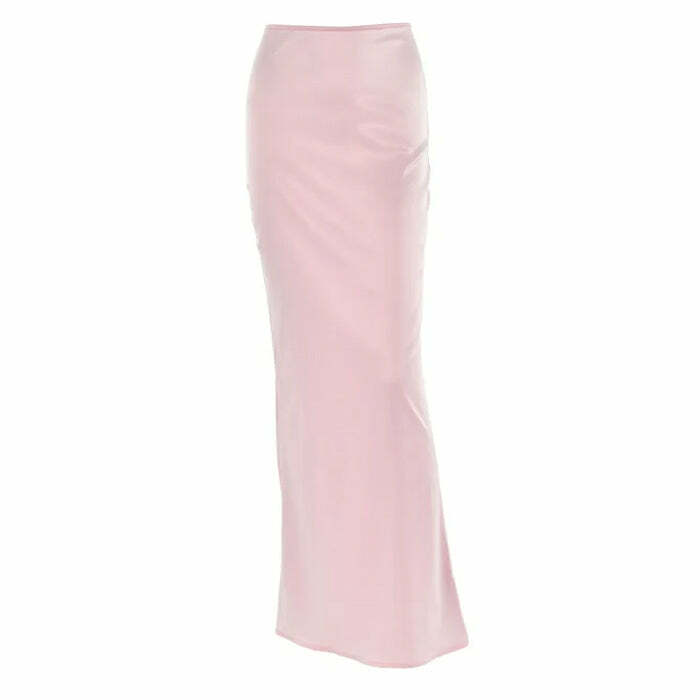 Mermaid Core Satin Maxi Skirt | Y2K Fashion, 2000s Outfits, Juicy Couture