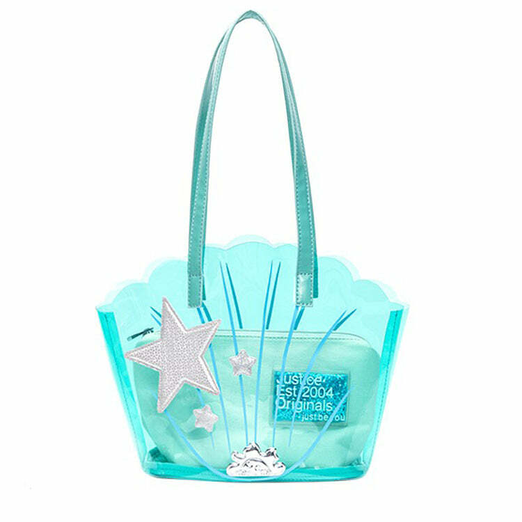 Mermaidcore Shell Transparent Bag: Perfect for Concerts & Spring Outfits