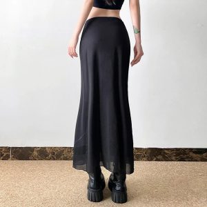 Midnight Bloom Maxi Skirt: Perfect for Spring Outfits & Concert Outfit Ideas