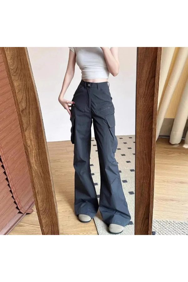 Midnight Cargo Flare Pants: Trendy Outfit Ideas for Every Occasion