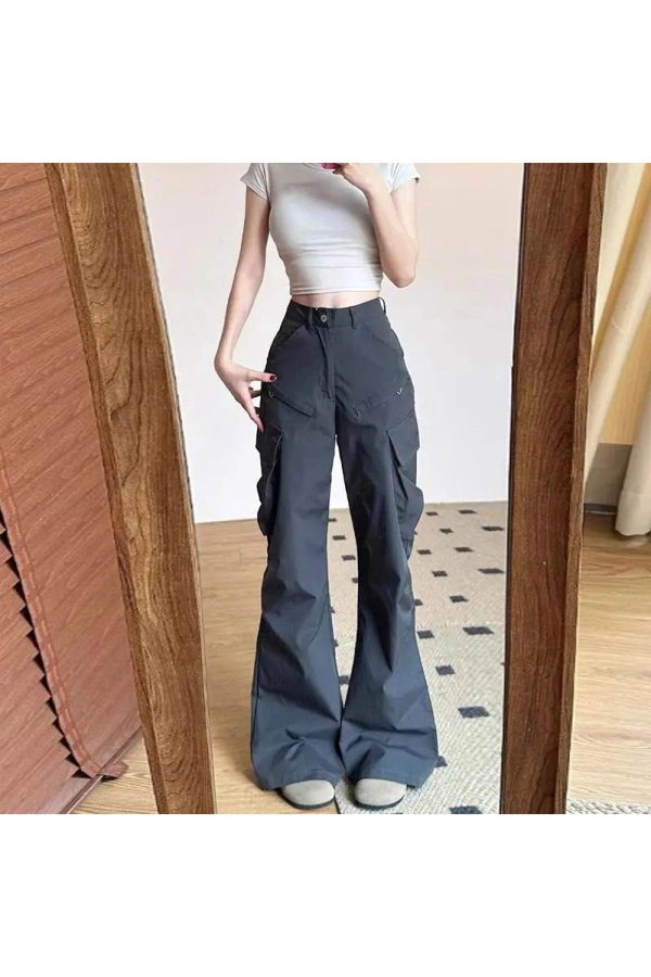 Midnight Cargo Flare Pants: Trendy Outfit Ideas for Every Occasion