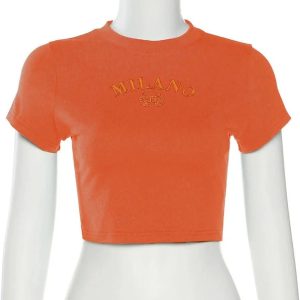 Milano Crest Cropped Top: Trendy Outfit Ideas for Spring & Beyond