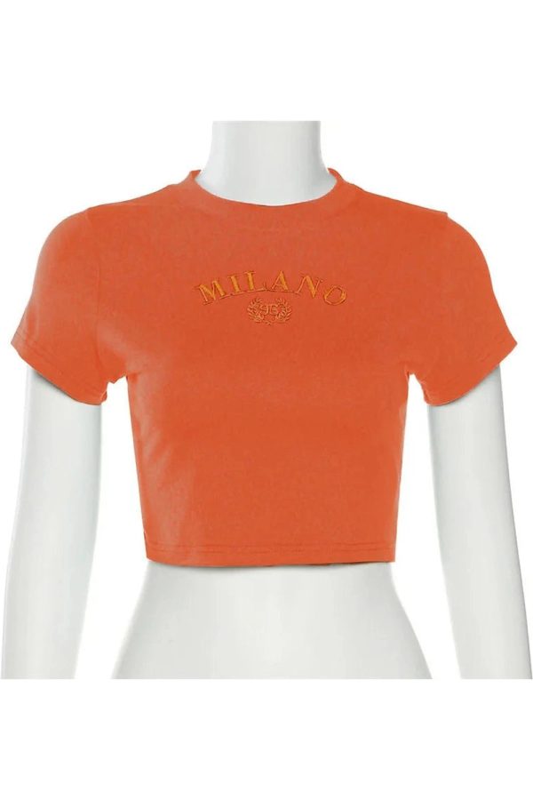 Milano Crest Cropped Top: Trendy Outfit Ideas for Spring & Beyond