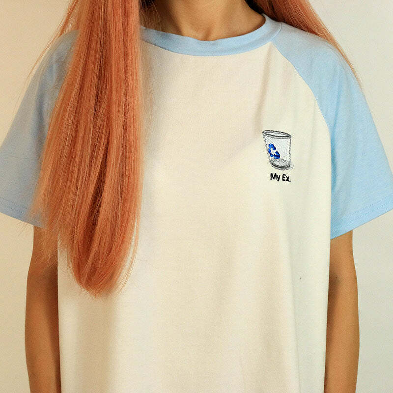 My Ex T-Shirt in Blue | Y2K Vintage Fashion, Cute 2000s Outfits