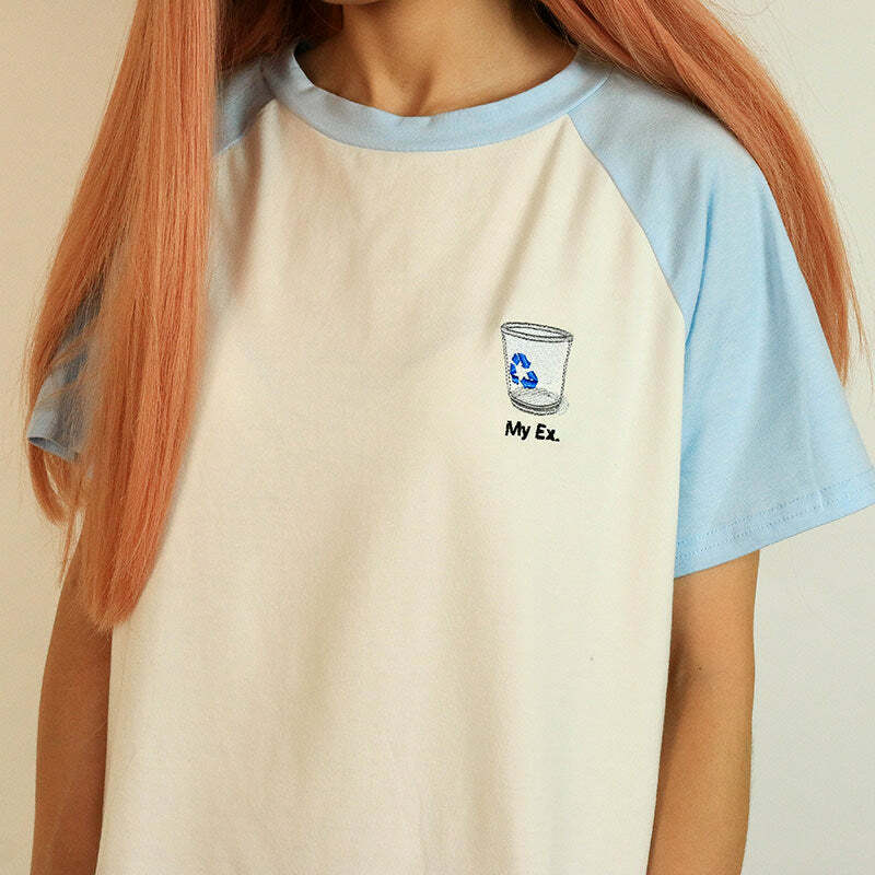 My Ex T-Shirt in Blue | Y2K Vintage Fashion, Cute 2000s Outfits