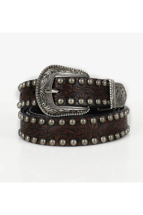 Ornate Western Studded Belt: Perfect for Concert Outfits & Spring Styles