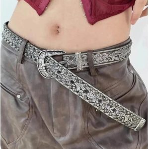 Ornate Western Studded Belt: Perfect for Concert Outfits & Spring Styles