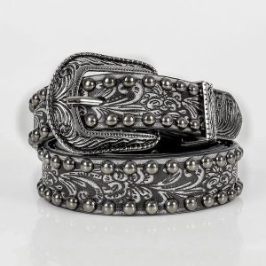 Ornate Western Studded Belt: Perfect for Concert Outfits & Spring Styles