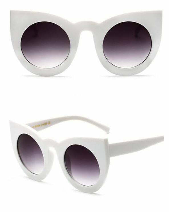 Oversized Cat Eye Sunglasses for Y2K Fashion, Cute 2000s Outfits