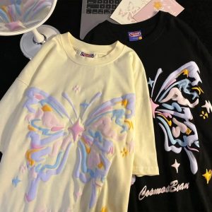 Pastel Butterfly Dream T-shirt: Cute Outfit Ideas for Spring & Beyond