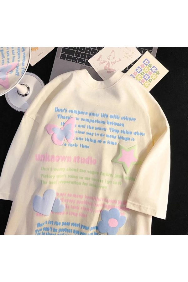 Pastel Dreams Oversized T-Shirt: Perfect for Spring Outfits & Casual Looks