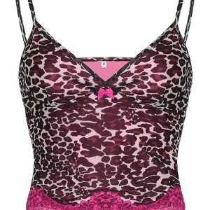 Pink Leopard Lace Trim Top: Chic Outfit Ideas for Every Occasion