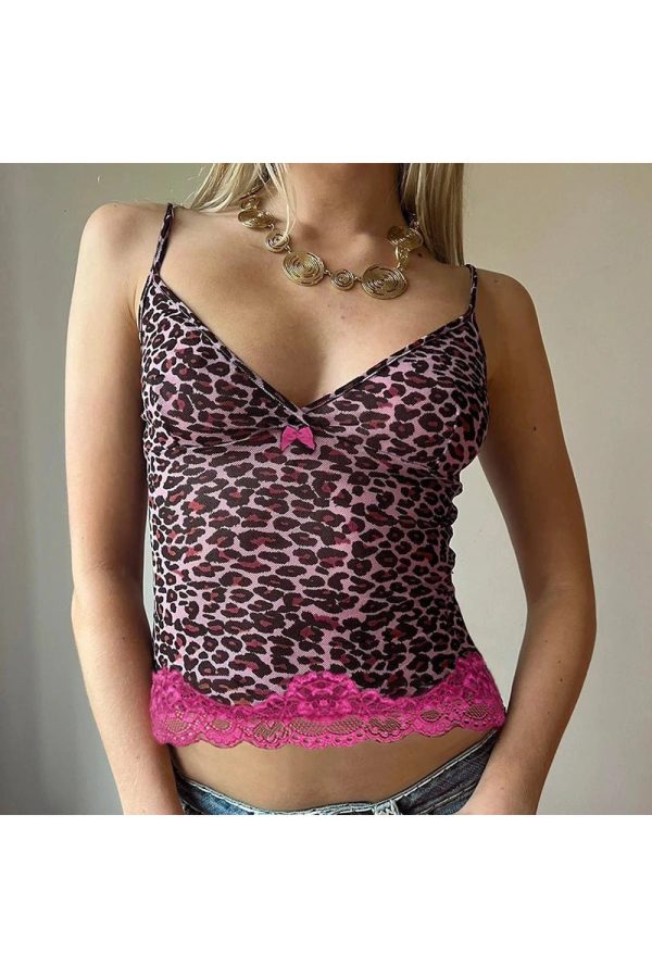 Pink Leopard Lace Trim Top: Chic Outfit Ideas for Every Occasion