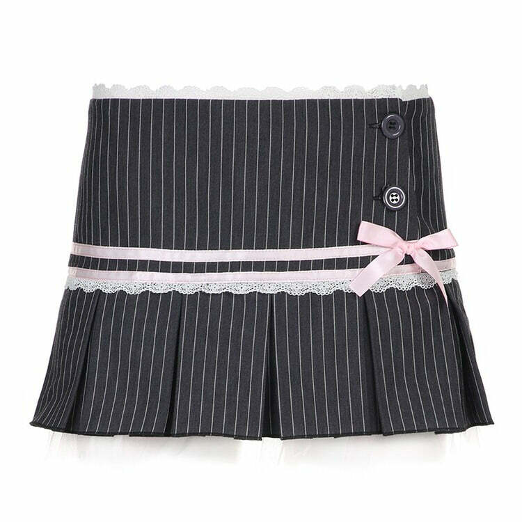 Pinstripe Coquette Micro-Mini Skirt: Trendy Outfit Ideas for Every Occasion