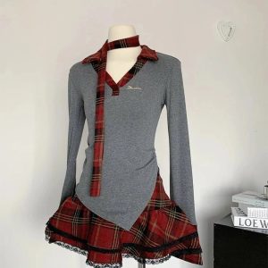 Plaid Punk Layered Outfit: Trendy Outfit Ideas for Concerts & Casual Days