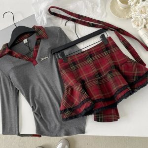 Plaid Punk Layered Outfit: Trendy Outfit Ideas for Concerts & Casual Days