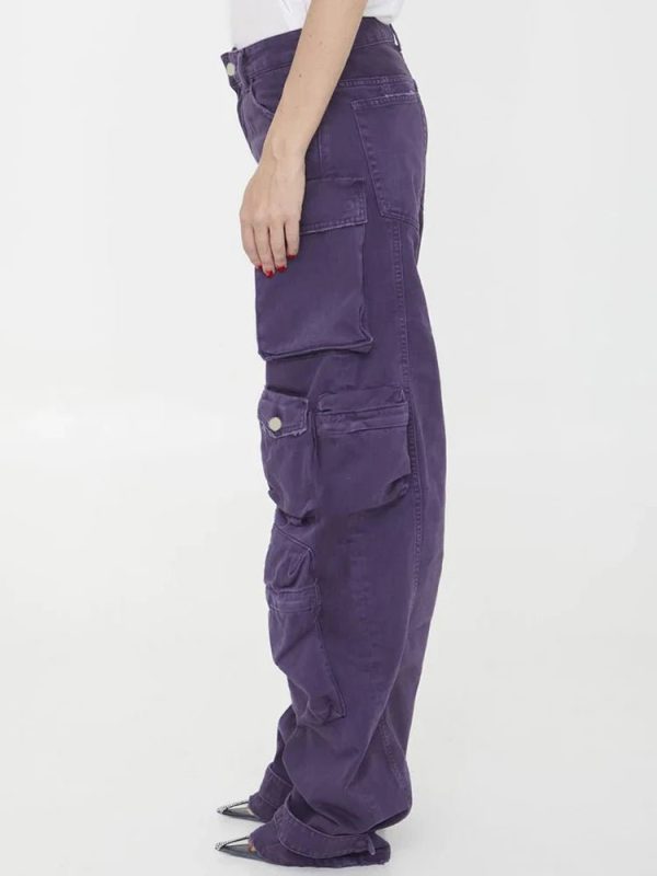 Plum Surge Pocket Pants - Cute 2000s Outfits, Y2K Fashion Inspiration